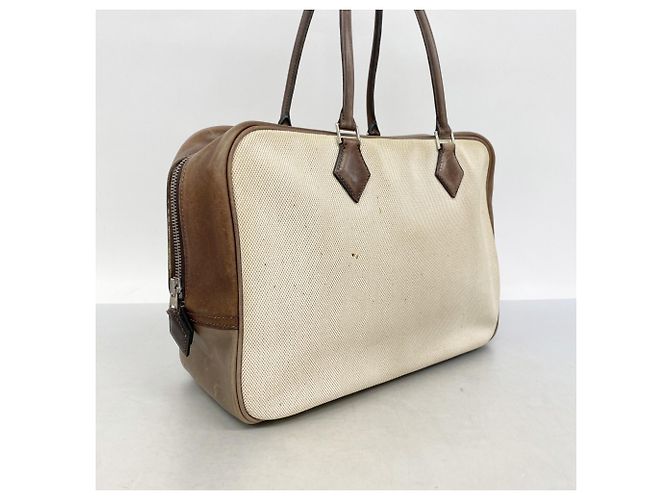 Hermès Borsa Tote Hermes Plume 32 Marrone - vista 2