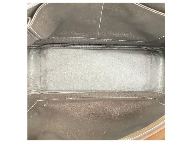 Hermès Borsa Tote Hermes Plume 32 Marrone - vista 4