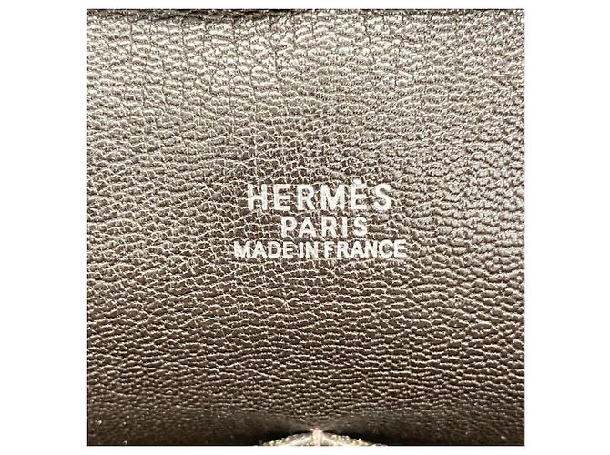 Hermès Borsa Tote Hermes Plume 32 Marrone - vista 5