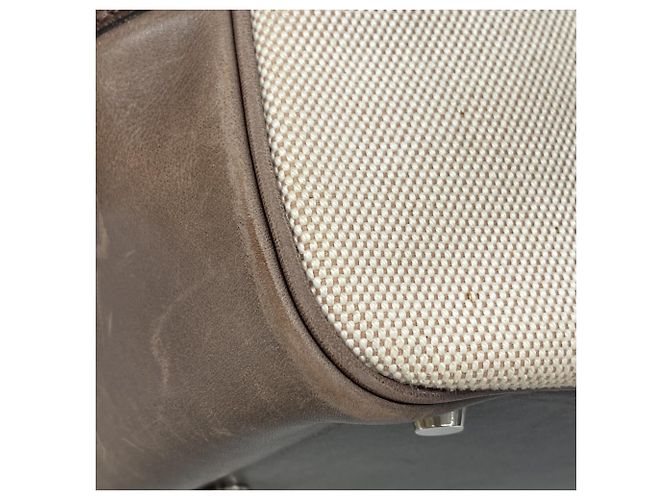 Hermès Borsa Tote Hermes Plume 32 Marrone - vista 6