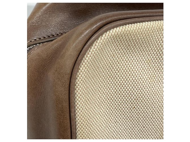 Hermès Borsa Tote Hermes Plume 32 Marrone - vista 7
