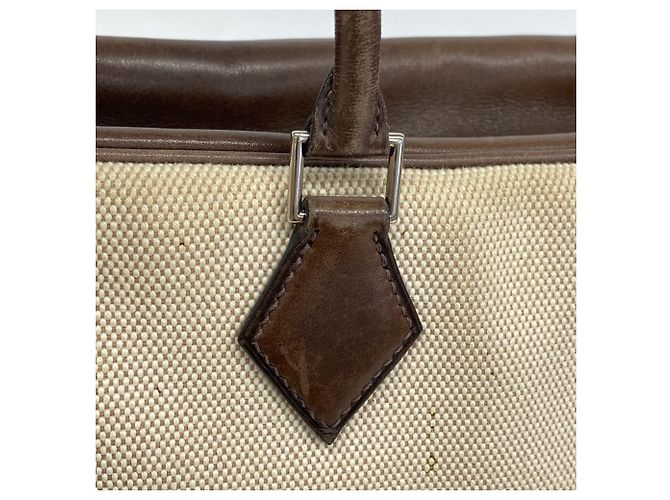 Hermès Borsa Tote Hermes Plume 32 Marrone - vista 8