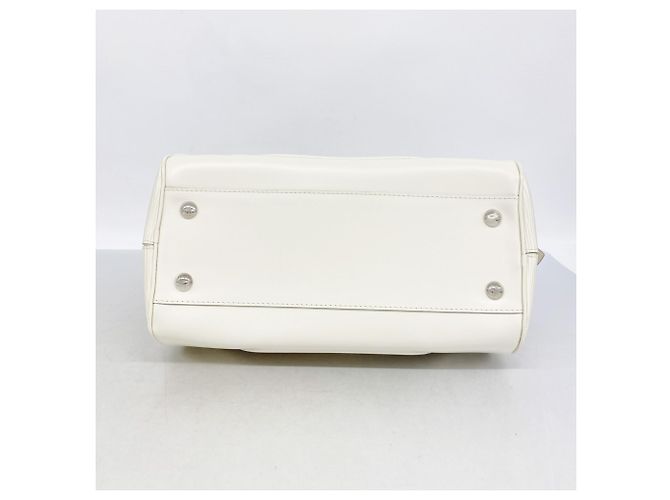 Borsa Louis Vuitton Epi Bowling Montaigne PM Bianco sporco - vista 3