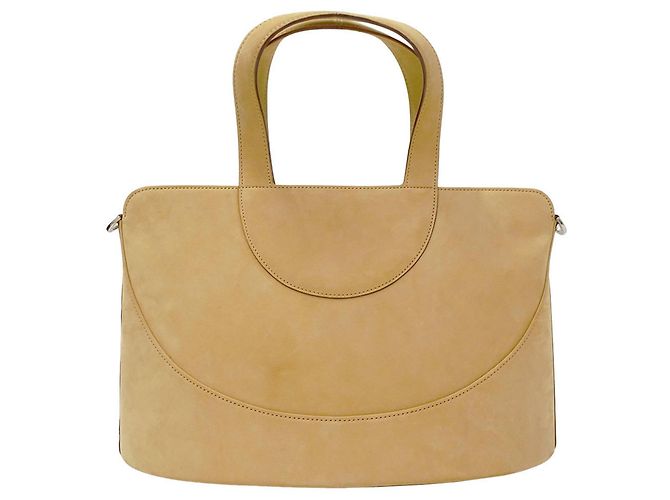 Bulgari Borsa in scamosciato Bvlgari beige - vista 2