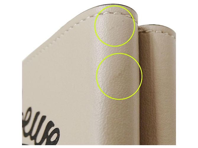 Cartera plegable para mujer Loewe en beige - vista 11