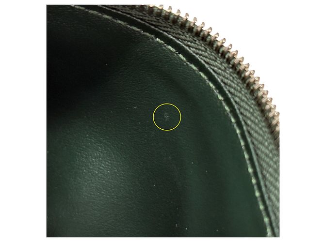 Louis Vuitton Men's Aerogram Tri-fold Wallet Green - view 7