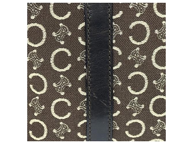 Céline Borsa Celine C Blazon Marrone - vista 11