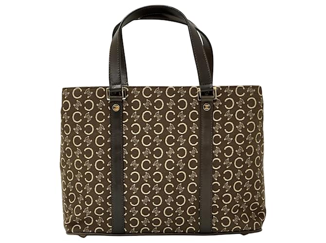 Céline Borsa Celine C Blazon Marrone - vista 2