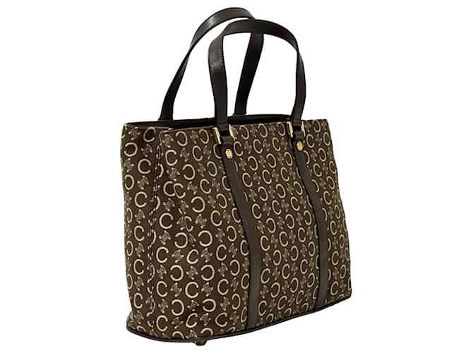 Céline Borsa Celine C Blazon Marrone - vista 3