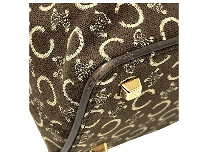 Céline Borsa Celine C Blazon Marrone - vista 8