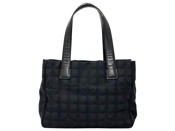Borsa Tote in Nylon Nero Chanel - vista 2