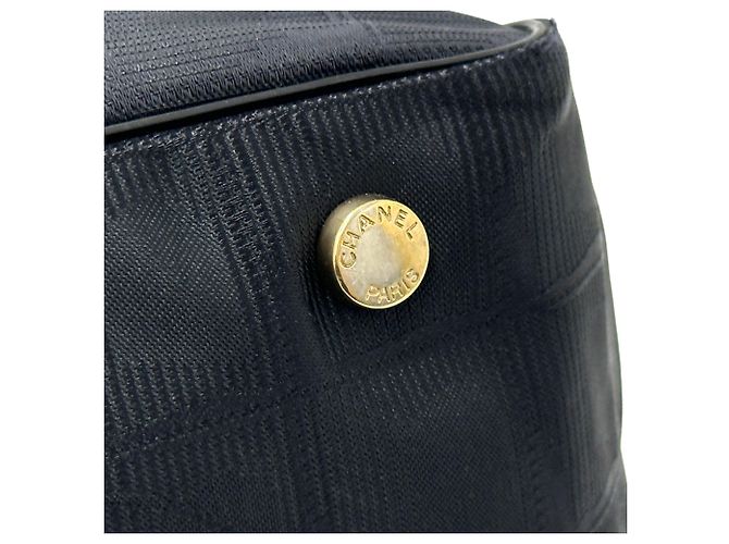 Borsa Tote in Nylon Nero Chanel - vista 9