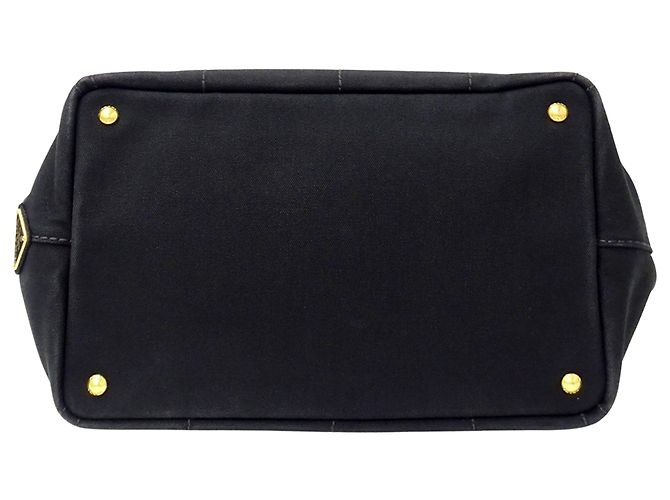 Tote Borsa in tela nera Prada Nero - vista 3