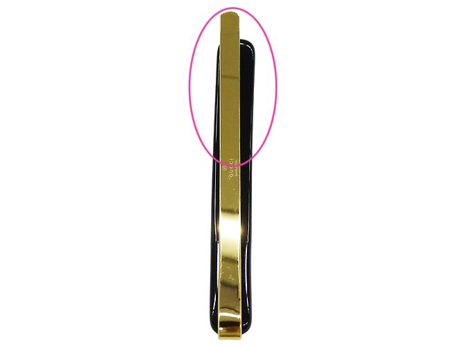 Spilla per capelli in resina nero e oro Gucci D'oro - vista 6