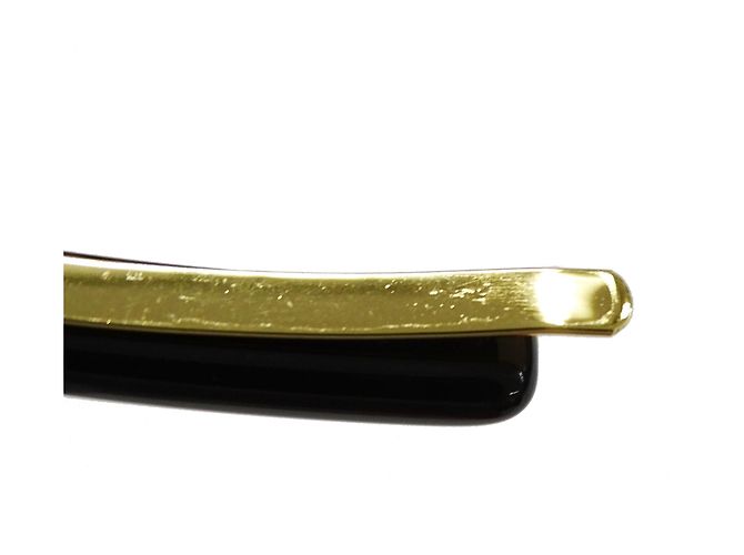 Spilla per capelli in resina nero e oro Gucci D'oro - vista 7