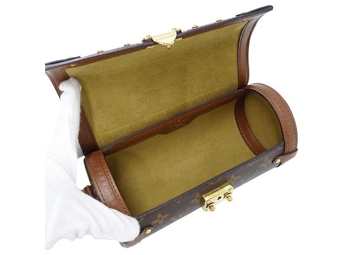Papillon Borsa a mano Louis Vuitton Monogram Marrone - vista 5