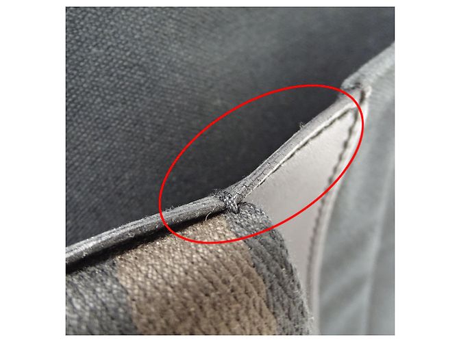 Troca Hermès Borsa in tela nera Hermes Nero - vista 13