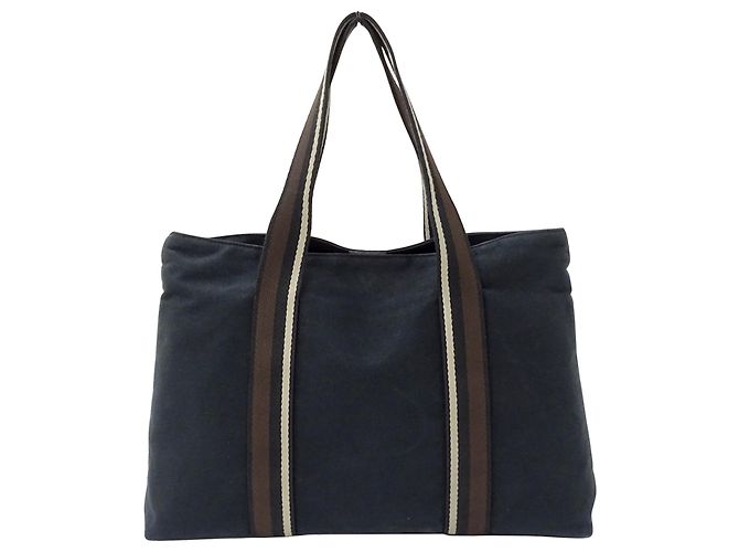 Troca Hermès Borsa in tela nera Hermes Nero - vista 2