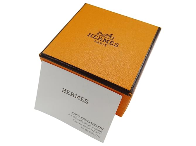 Hermès Orecchini a lobo Hermes Cage d'H H-Cube Verde e Argento - vista 10
