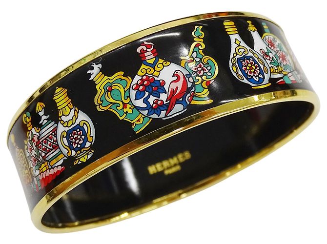 Hermès Hermes Multi-Color Bangle Black Multiple colors Golden - view 3