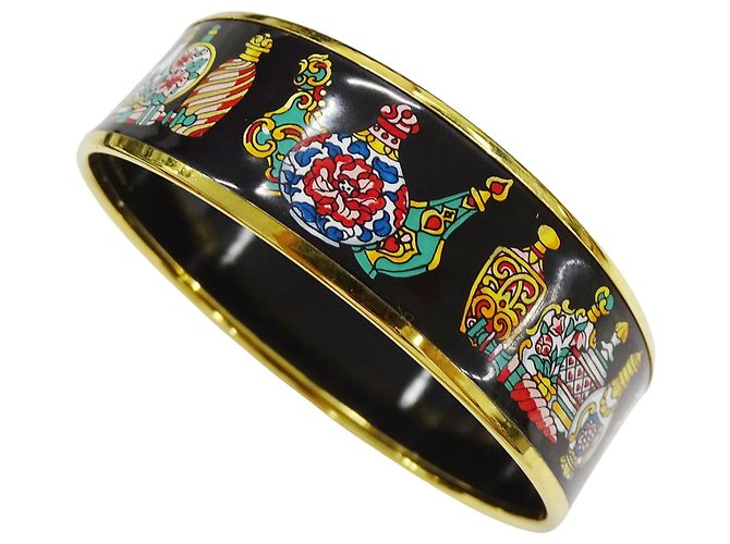 Hermès Hermes Multi-Color Bangle Black Multiple colors Golden - view 4