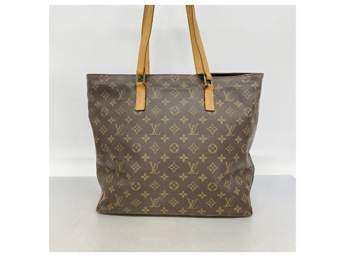 Borsa Tote Louis Vuitton Monogram Cabas Mezzo Marrone - vista 11