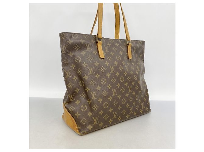 Borsa Tote Louis Vuitton Monogram Cabas Mezzo Marrone - vista 2