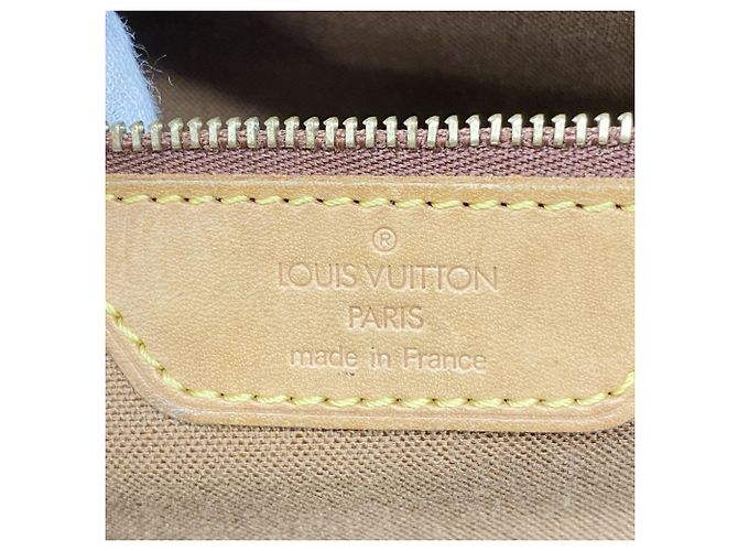 Borsa Tote Louis Vuitton Monogram Cabas Mezzo Marrone - vista 5