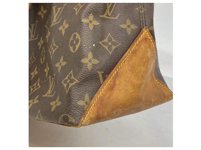 Borsa Tote Louis Vuitton Monogram Cabas Mezzo Marrone - vista 9