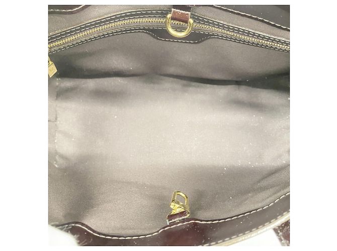 Borsa Tote Louis Vuitton Vernis Wilshire PM Bordò - vista 4