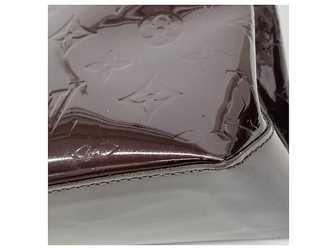Borsa Tote Louis Vuitton Vernis Wilshire PM Bordò - vista 6