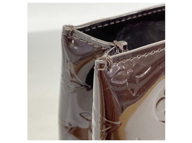 Borsa Tote Louis Vuitton Vernis Wilshire PM Bordò - vista 7