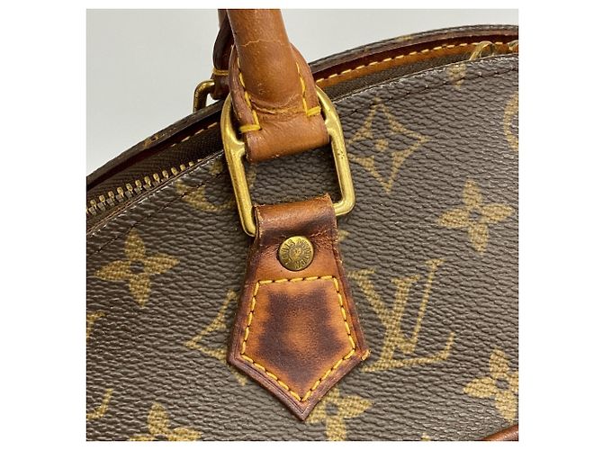 Borsa Louis Vuitton Monogram Ellipse MM Marrone - vista 9