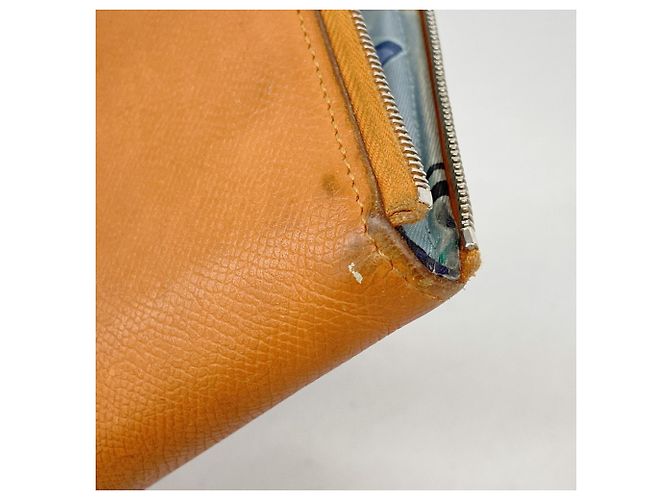 Portafoglio lungo Azap Hermès in Capucine - vista 5