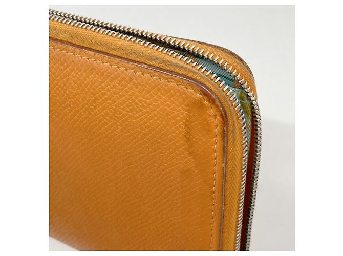 Portafoglio lungo Azap Hermès in Capucine - vista 6