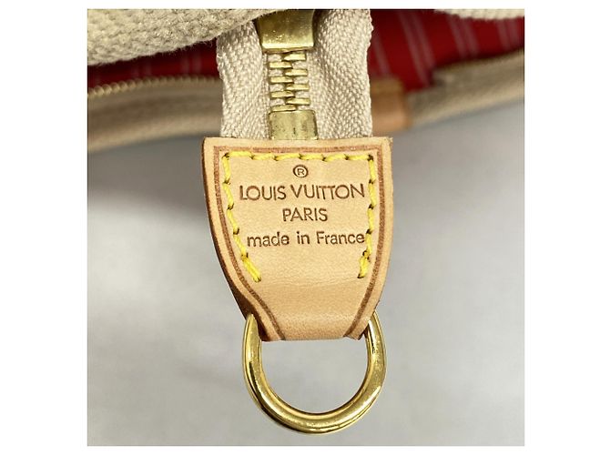 Borsa Tote Louis Vuitton Antigua Cabas MM Beige - vista 5