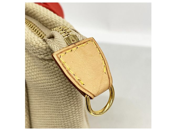 Borsa Tote Louis Vuitton Antigua Cabas MM Beige - vista 6