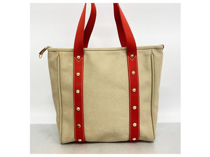 Borsa Tote Louis Vuitton Antigua Cabas MM Beige - vista 9
