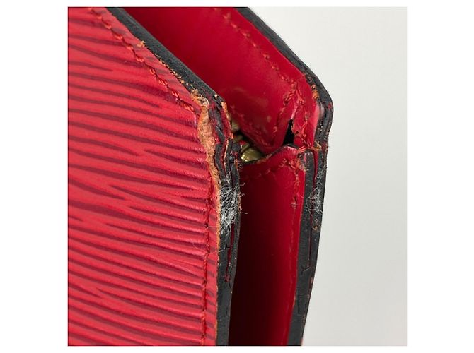Borsa Shopping Saint Jacques Louis Vuitton Rosso - vista 5