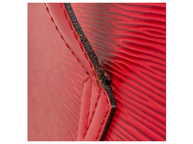 Borsa Shopping Saint Jacques Louis Vuitton Rosso - vista 7