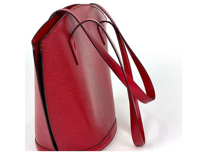 Borsa Shopping Saint Jacques Louis Vuitton Rosso - vista 8