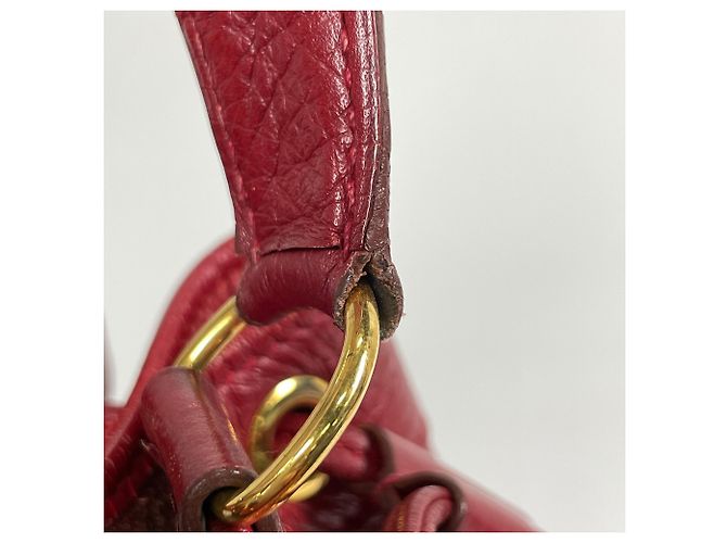 Hermès Borsa a tracolla con coulisse Hermes Market GM Rosso - vista 5