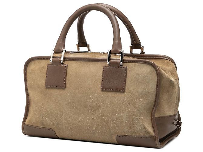 LOEWE Amazona 28 in scamosciato marrone Marrone chiaro - vista 2