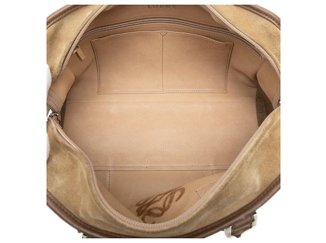 LOEWE Amazona 28 in scamosciato marrone Marrone chiaro - vista 4