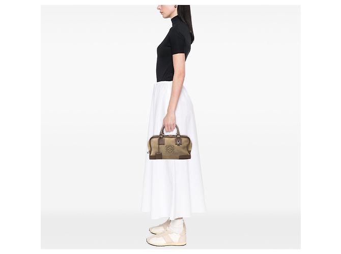 LOEWE Amazona 28 in scamosciato marrone Marrone chiaro - vista 7