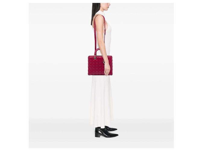 Lady Dior aus Lammleder Cannage in Rosa, Größe Large Pink - Ansicht 5