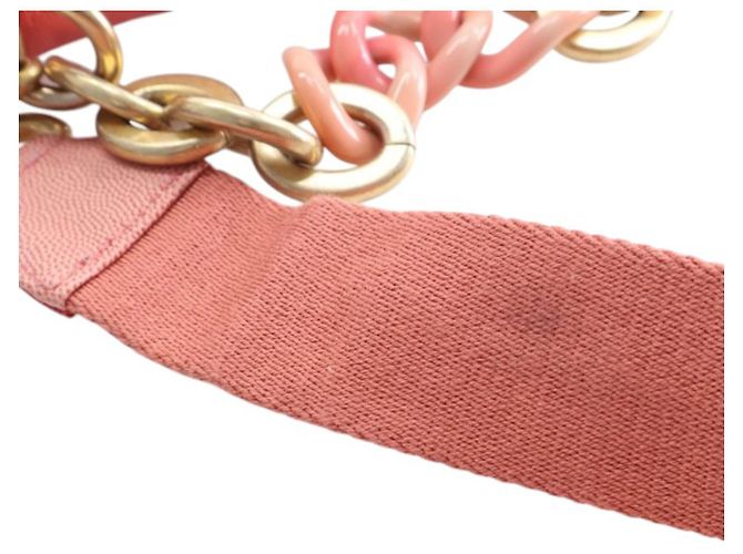 Chanel Pink Small Quilted Caviar Sunset On The Sea Flap Rosa - vista 12