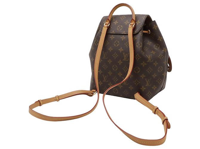 Louis Vuitton Marrone Monogram Montsouris NM PM - vista 2