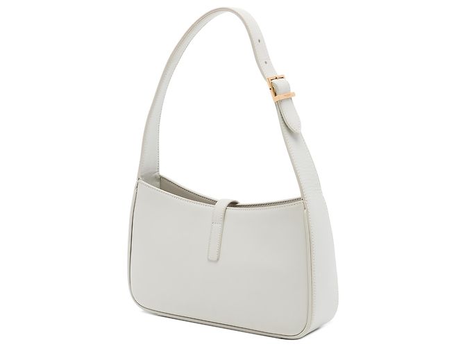 Saint Laurent Le 5 a 7 in pelle liscia bianca Bianco - vista 2
