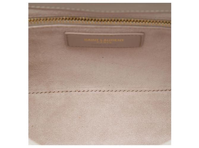 Saint Laurent Le 5 a 7 in pelle liscia bianca Bianco - vista 4